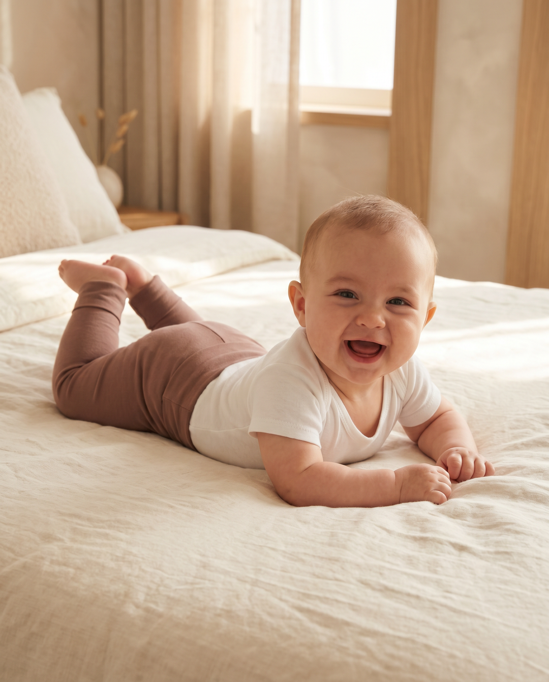 Solid Color Bamboo Fold Over Legging