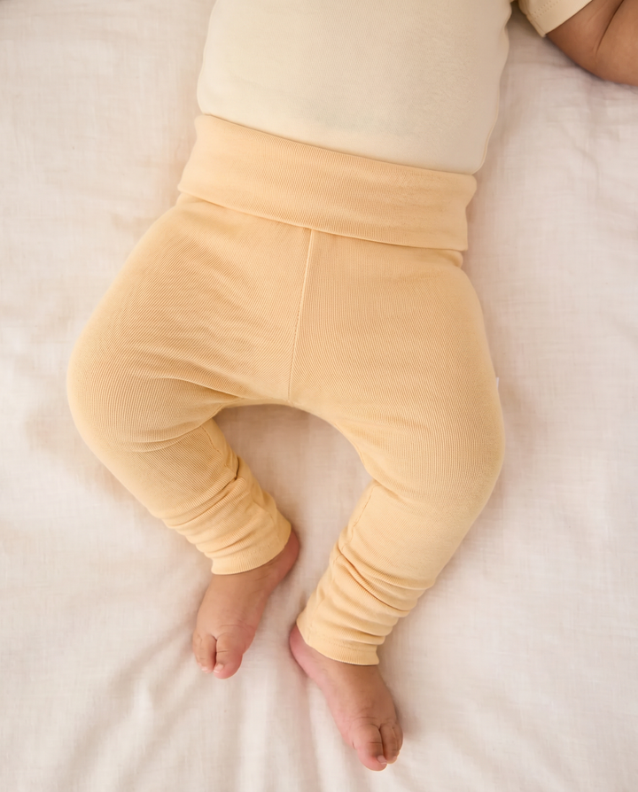 Solid Color Bamboo Fold Over Legging