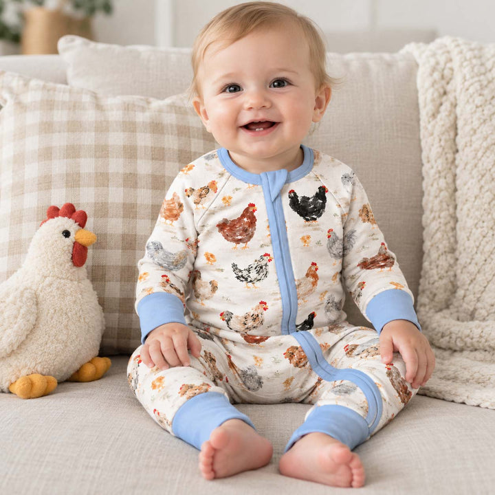 Rustic Chicken Farm Bamboo Convertible Zippy