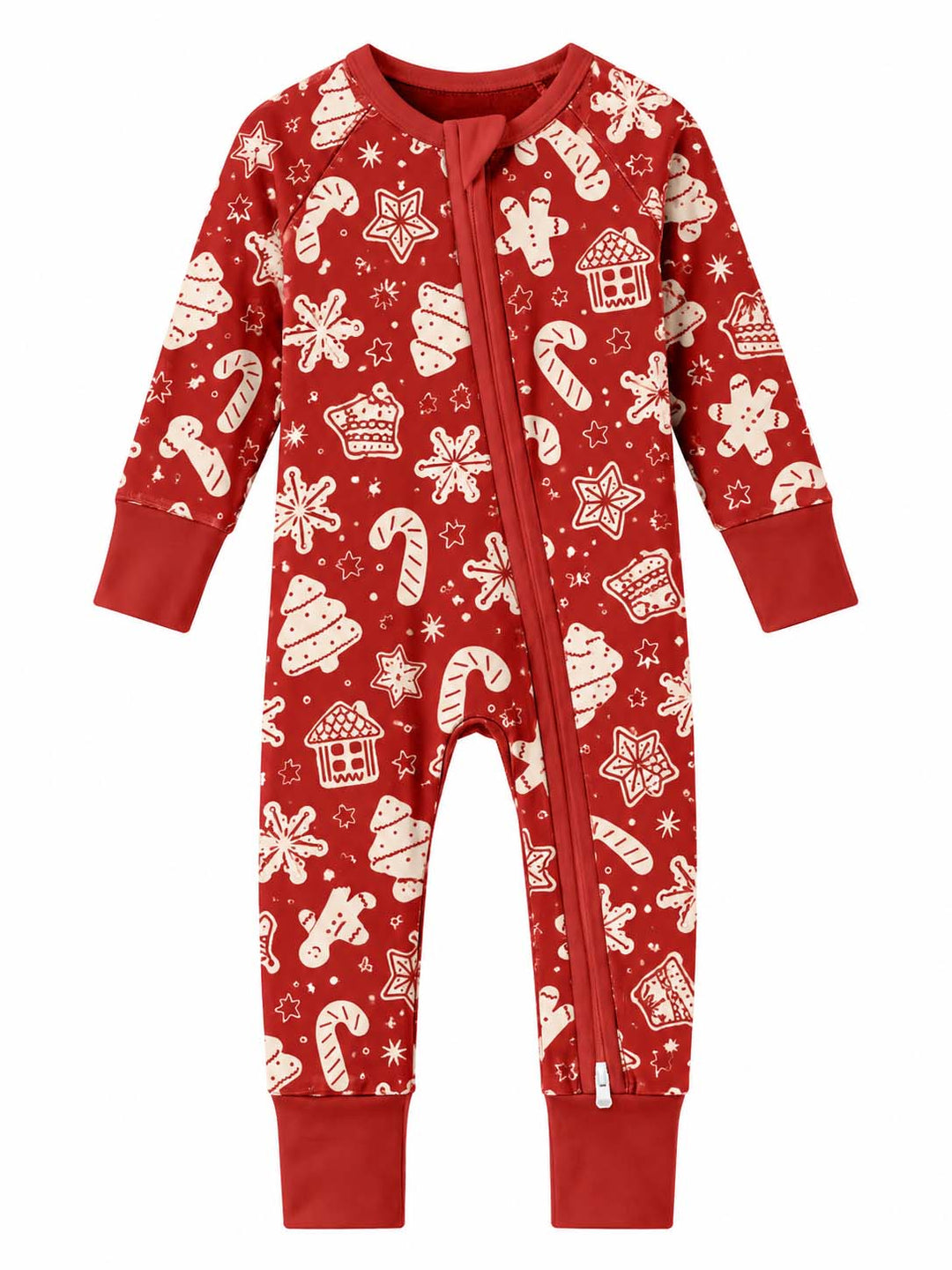 Rustic Christmas Holiday Pattern Bamboo Convertible Zippy