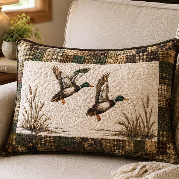 Rustic Pond Bamboo Quilt Pillow Case