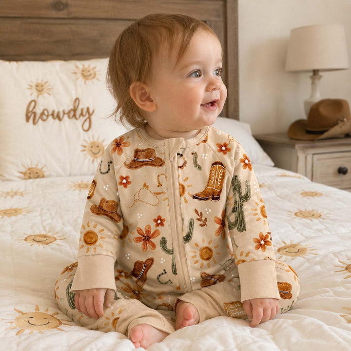 Rustic Western Cowgirl Bamboo Convertible Zippy