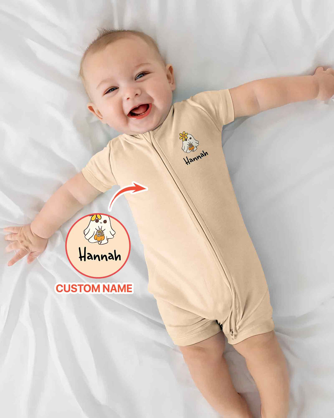 Personalized In My Spooky Era Bamboo Shorty Zippy