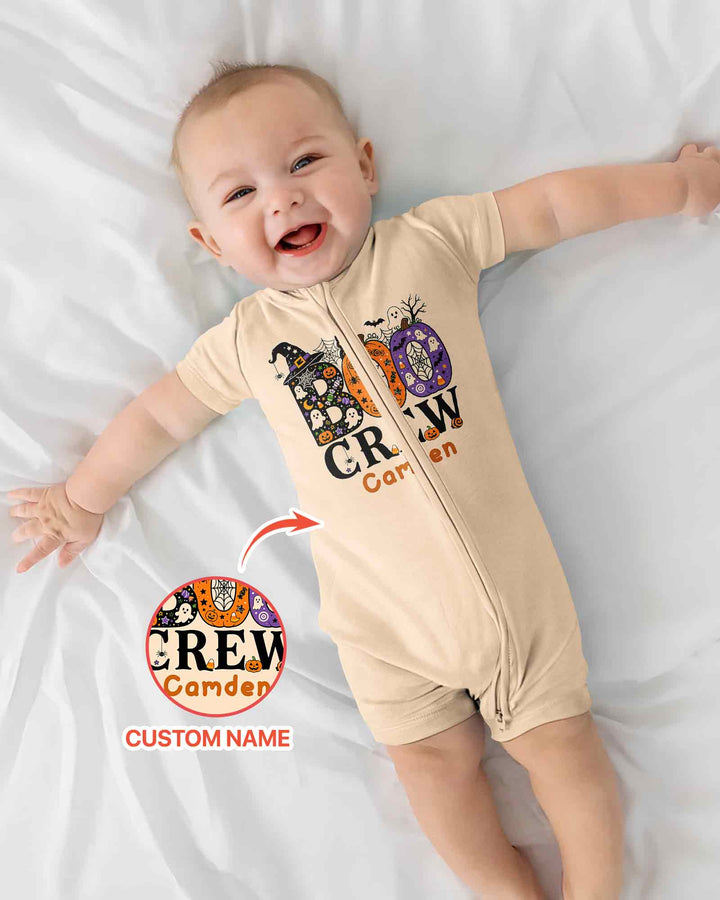 Personalized Boo Crew Bamboo Shorty Zippy