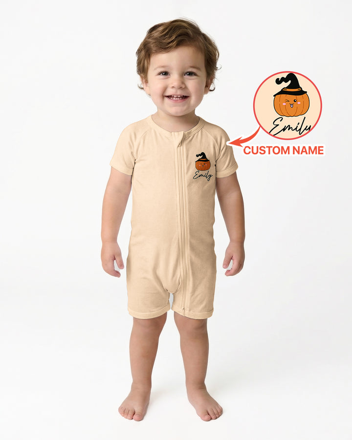 Personalized My First Halloween Ghost Bamboo Shorty Zippy