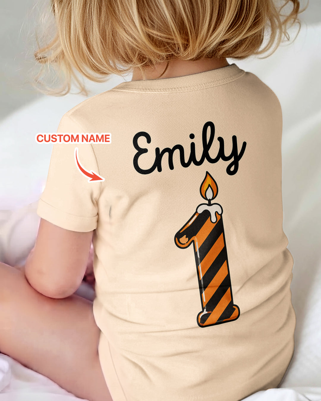 Personalized My First Halloween Pumpkin Bamboo Bodysuit