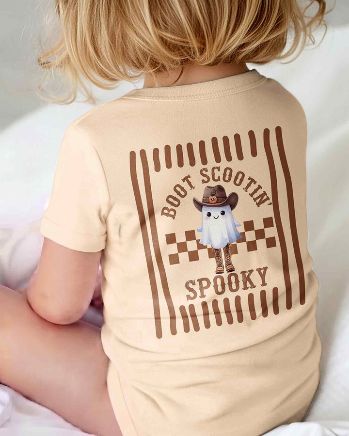 Personalized Scootin Boo Western Halloween Cowboy Bamboo Bodysuit