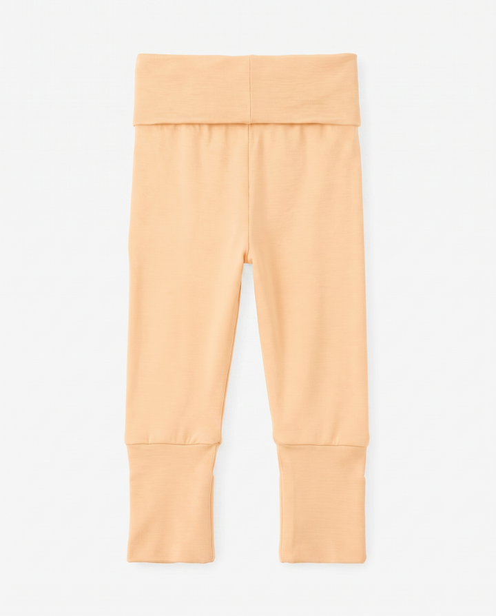 Solid Color Bamboo Fold Over Legging