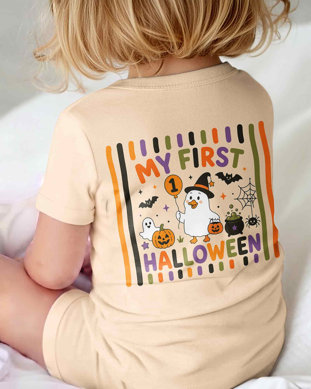 Personalized My First Halloween Bamboo Shorty Zippy