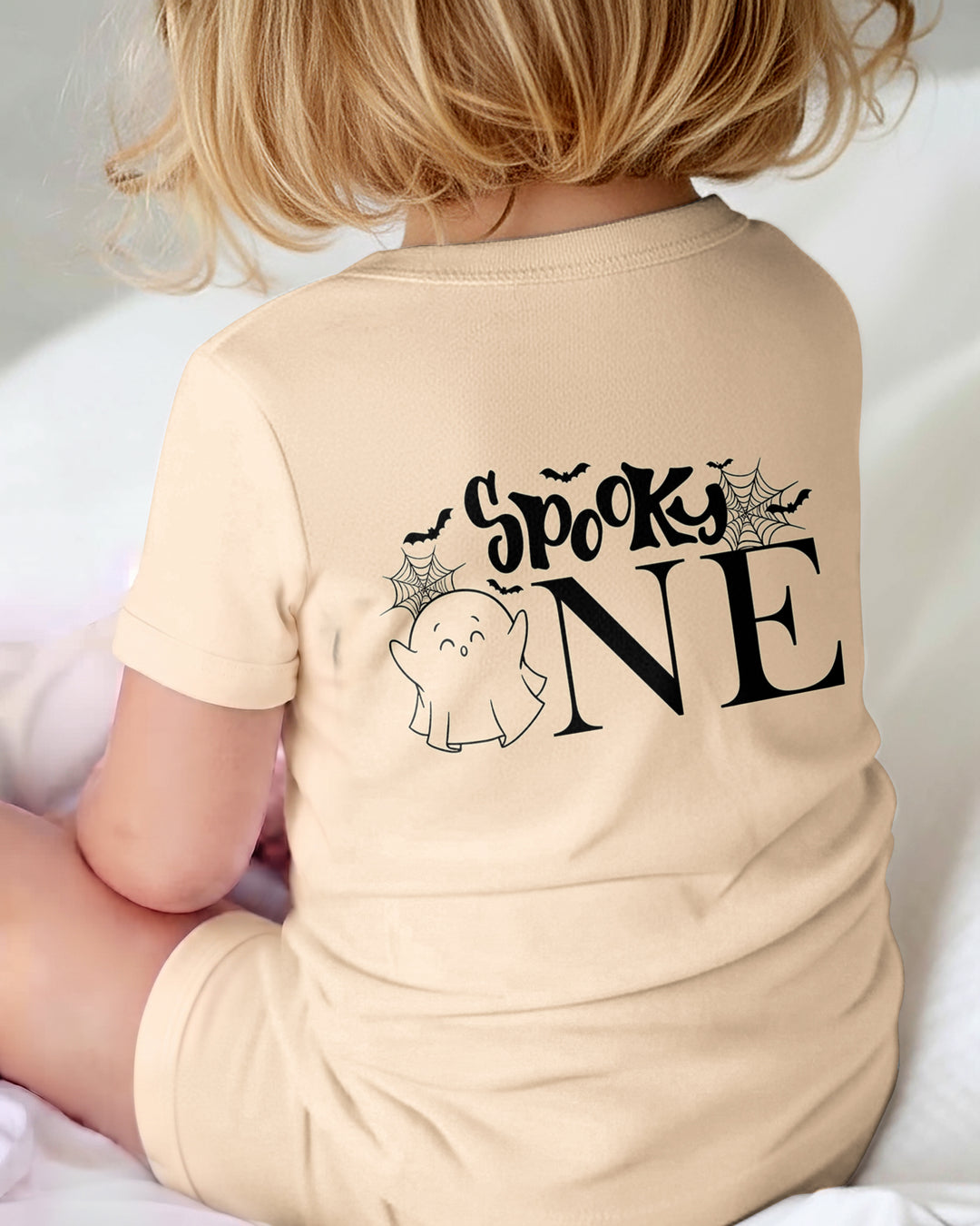 Spooky One Birthday First Birthday Halloween Bamboo Shorty Zippy