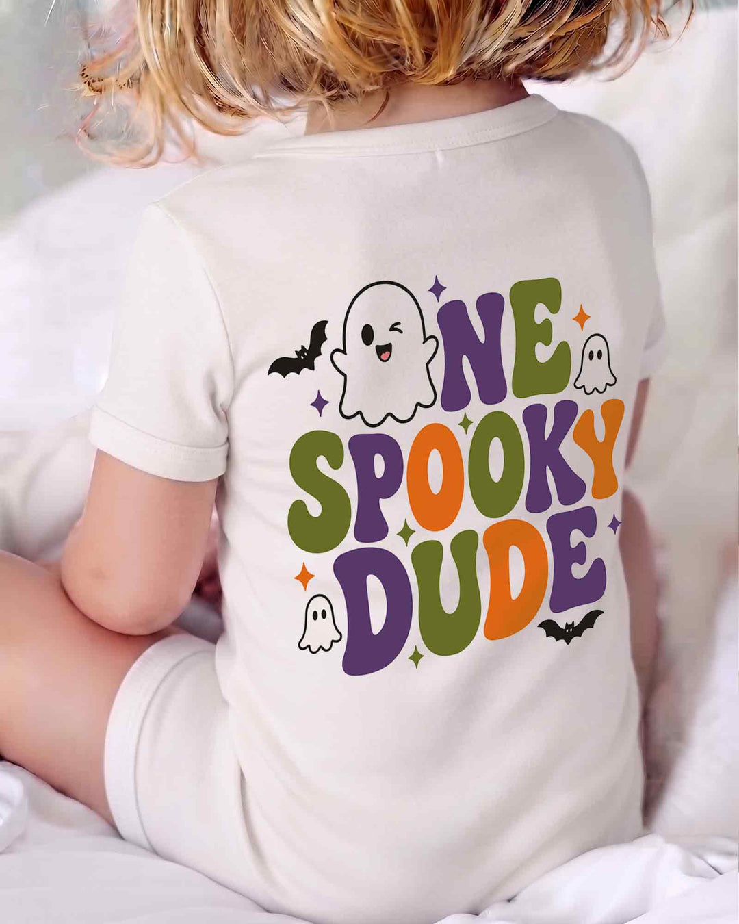 Personalized Halloween First Birthday Bamboo Shorty Zippy