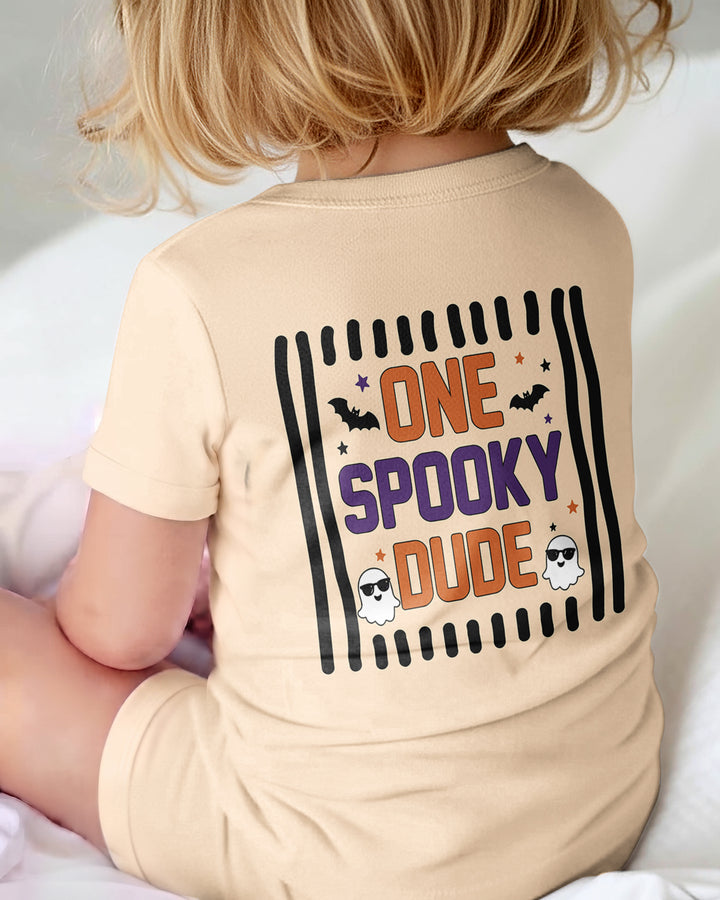 Custom Name Halloween One Spooky Dude Bamboo Shorty Zippy