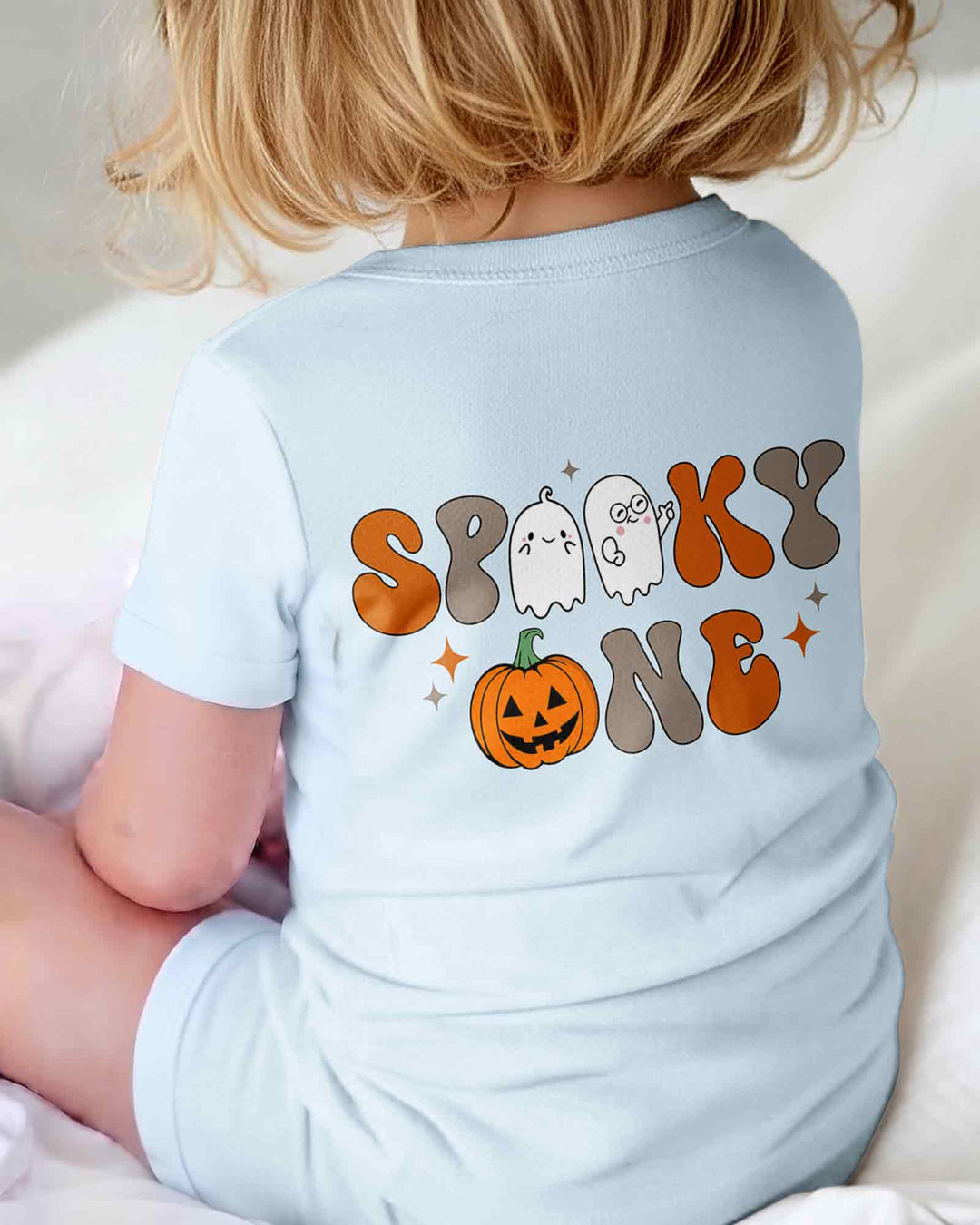 Personalized Spooky One Birthday 1st Birthday Halloween Bamboo Shorty Zippy