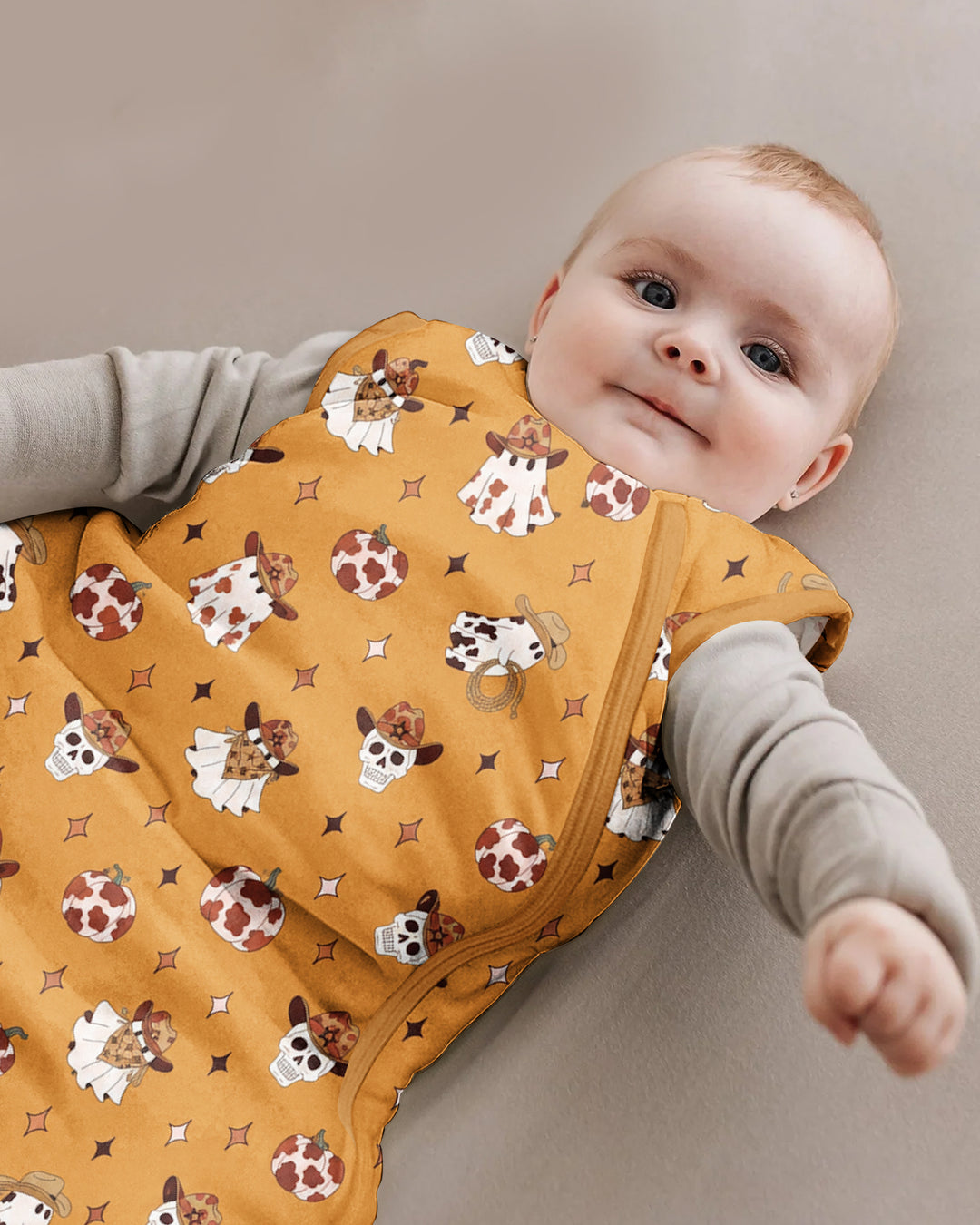 Howdy Spooky Cowboy Bamboo Sleep Bag