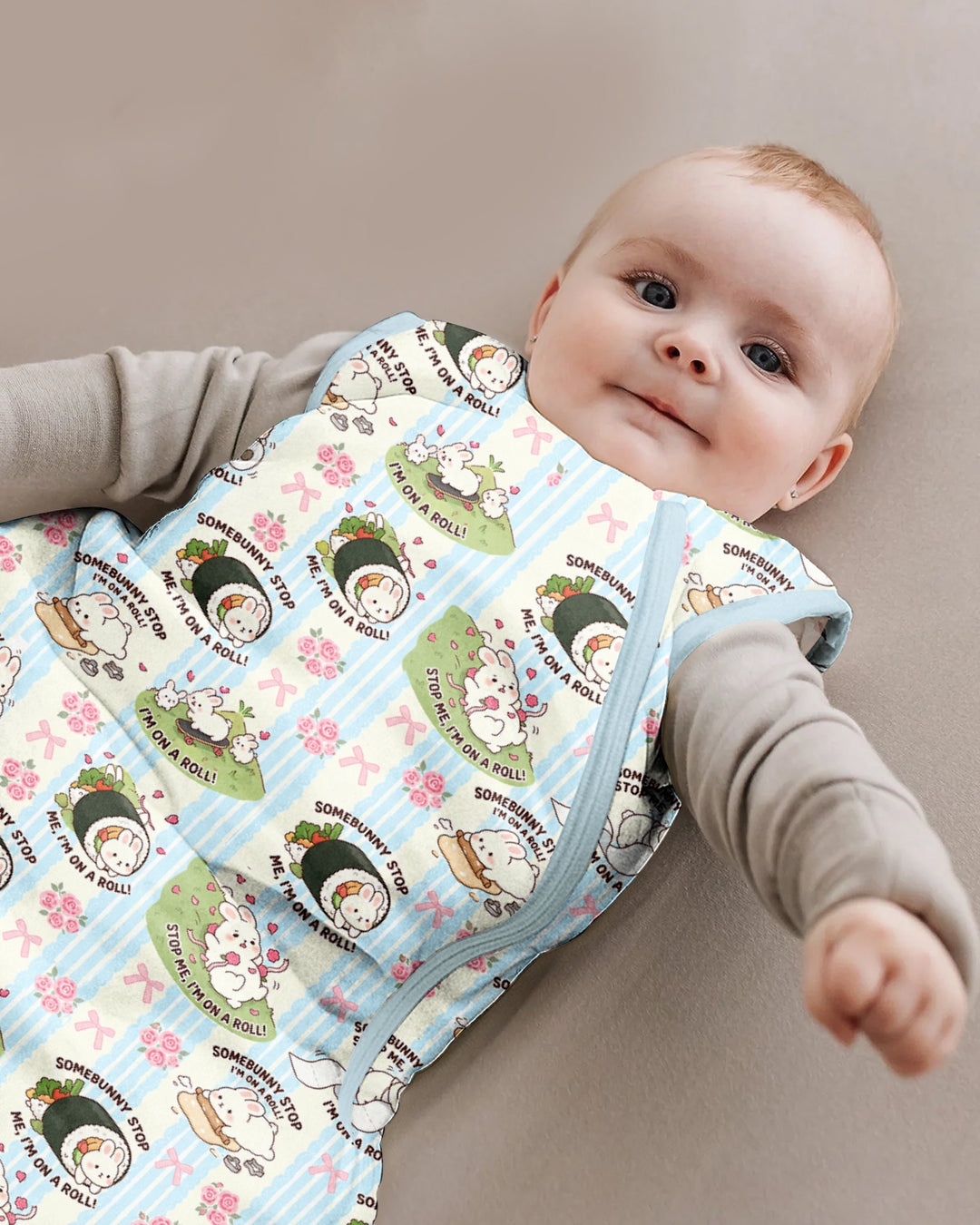 Bunny On A Roll Bamboo Sleep Bag