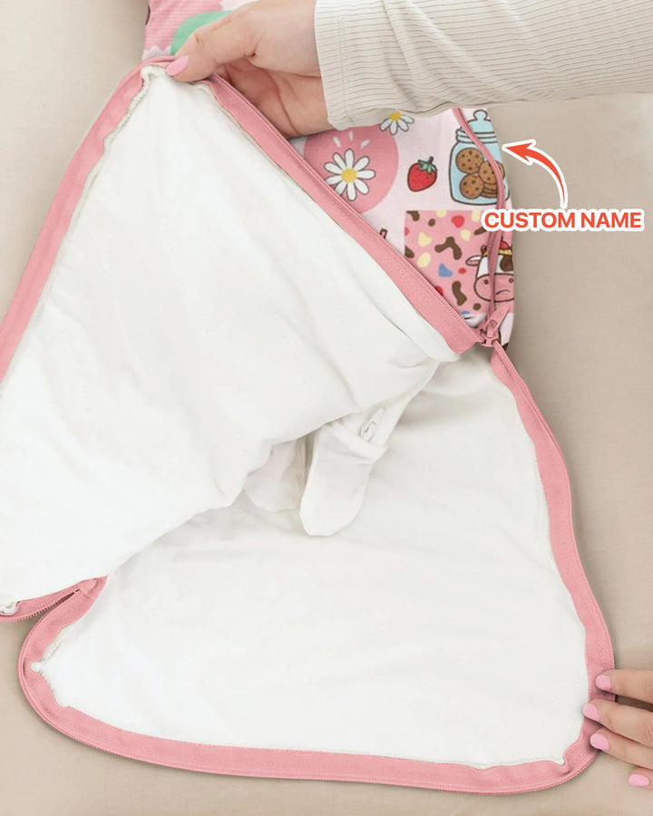 Custom Name The Milkshake Secret Society Bamboo Sleep Bag