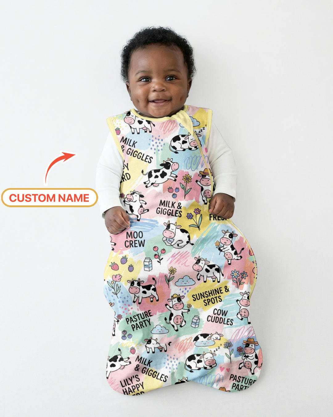 Custom Name Can’t Keep Us In The Barn Bamboo Sleep Bag