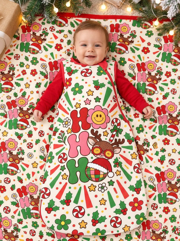 Ho Ho Ho Holiday Bamboo Sleep Bag