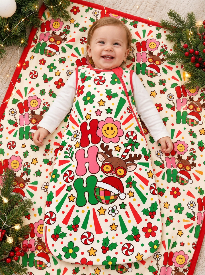 Ho Ho Ho Holiday Bamboo Sleep Bag
