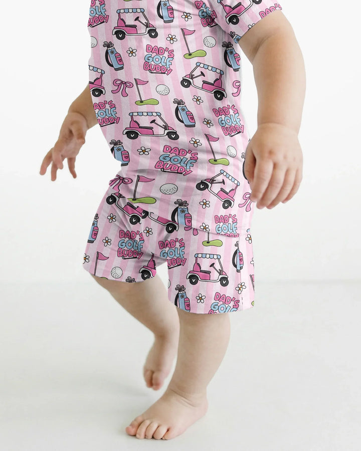 Dad's Golf Buddy Bamboo Two Piece Short Sleeve Pajama Set