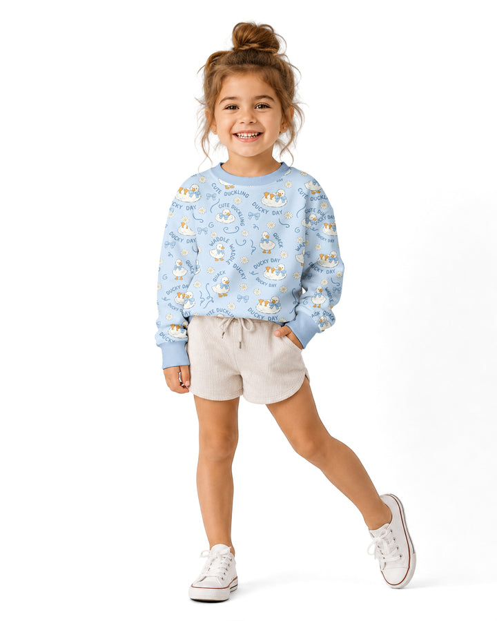 Happy Ducky Day Bamboo Crewneck Sweatshirt