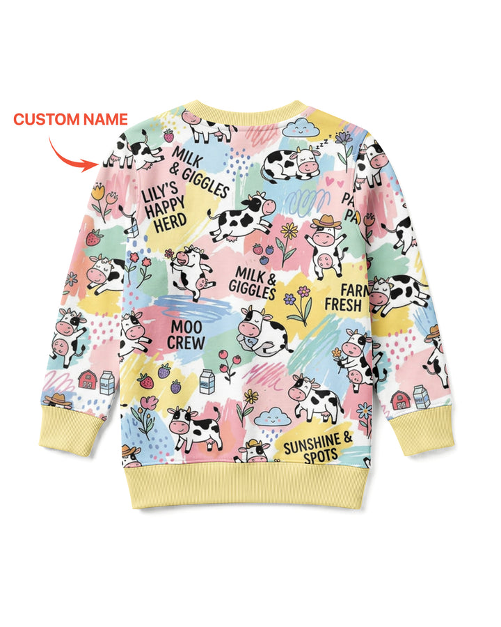 Custom Name Can’t Keep Us In The Barn Bamboo Crewneck Sweatshirt