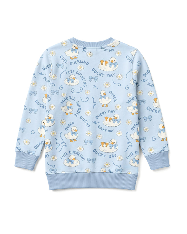 Happy Ducky Day Bamboo Crewneck Sweatshirt