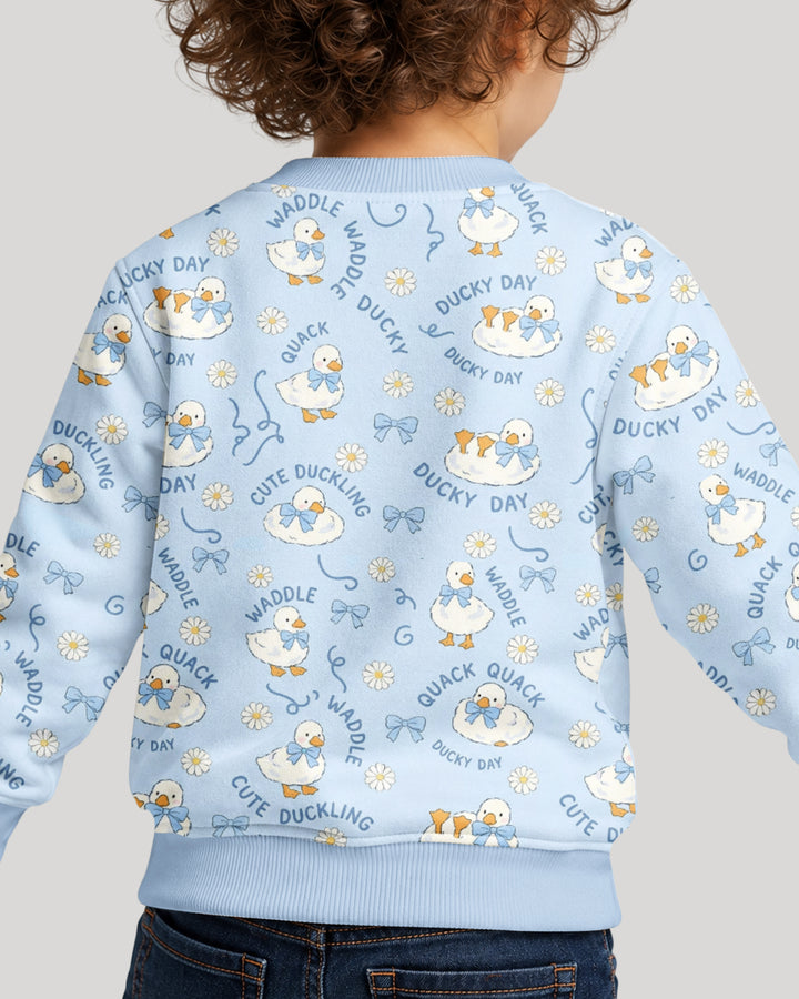 Happy Ducky Day Bamboo Crewneck Sweatshirt
