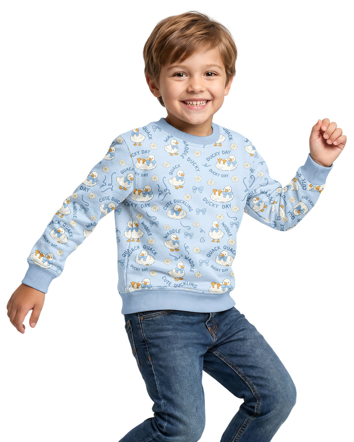 Happy Ducky Day Bamboo Crewneck Sweatshirt