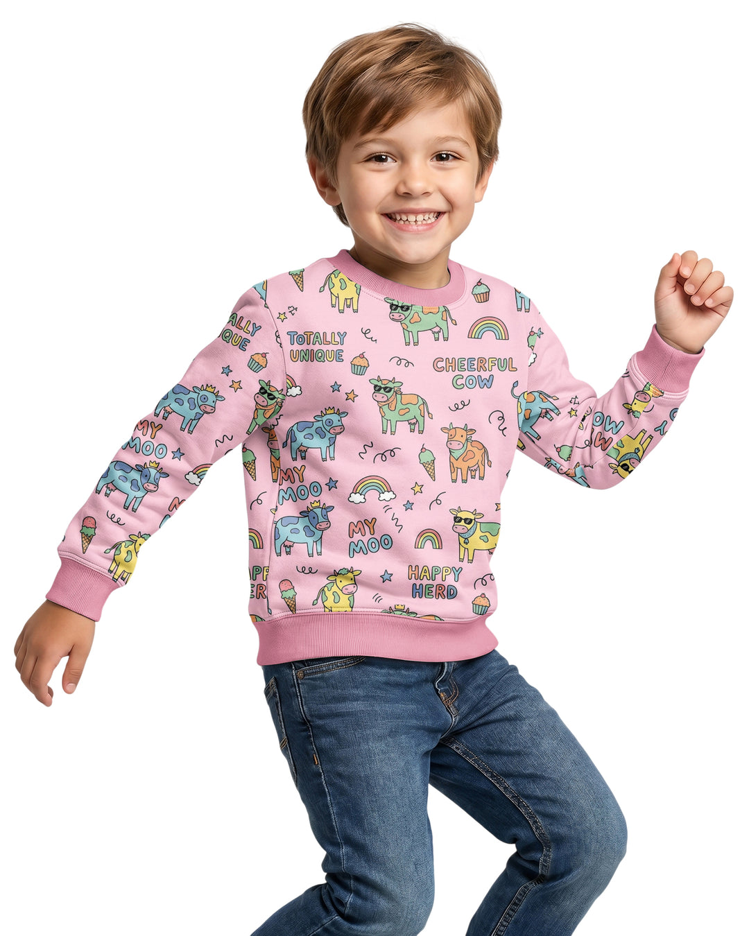 Not Your Ordinary Cow Bamboo Crewneck Sweatshirt