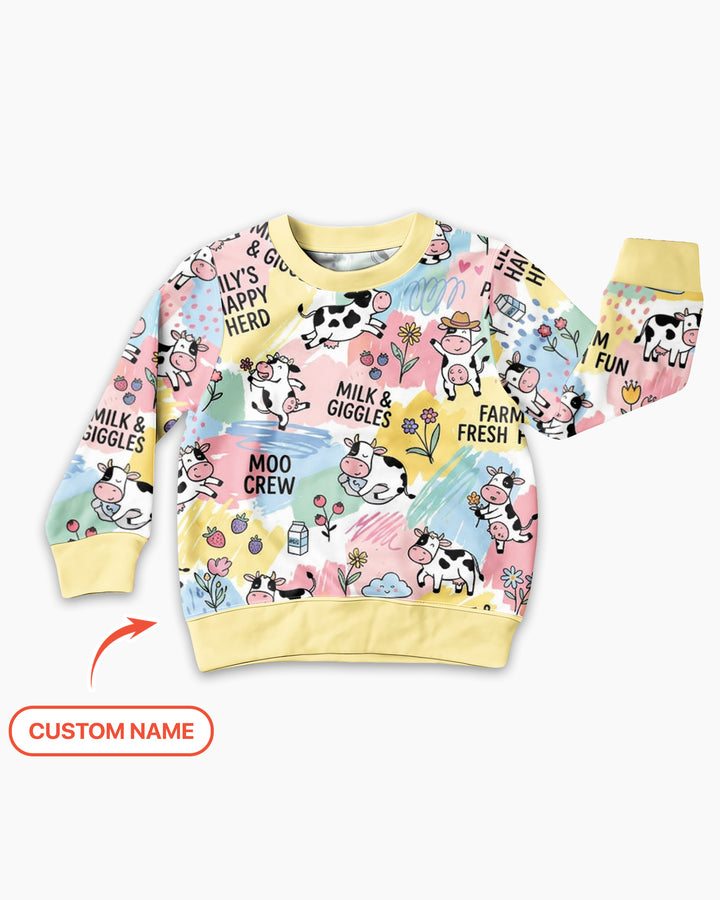 Custom Name Can’t Keep Us In The Barn Bamboo Crewneck Sweatshirt