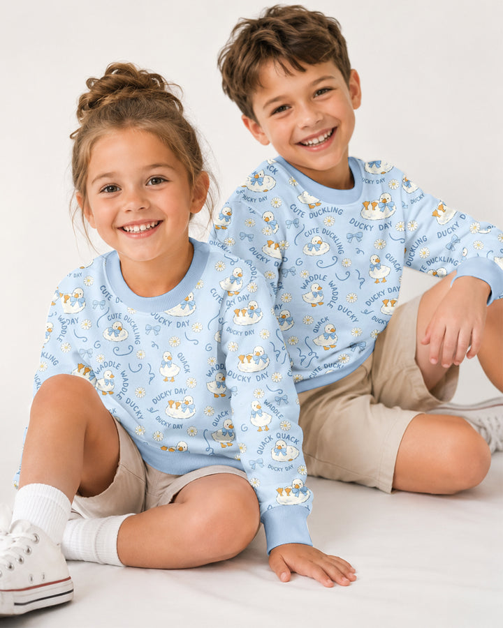 Happy Ducky Day Bamboo Crewneck Sweatshirt