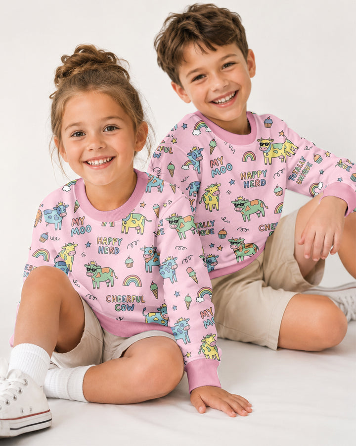 Not Your Ordinary Cow Bamboo Crewneck Sweatshirt