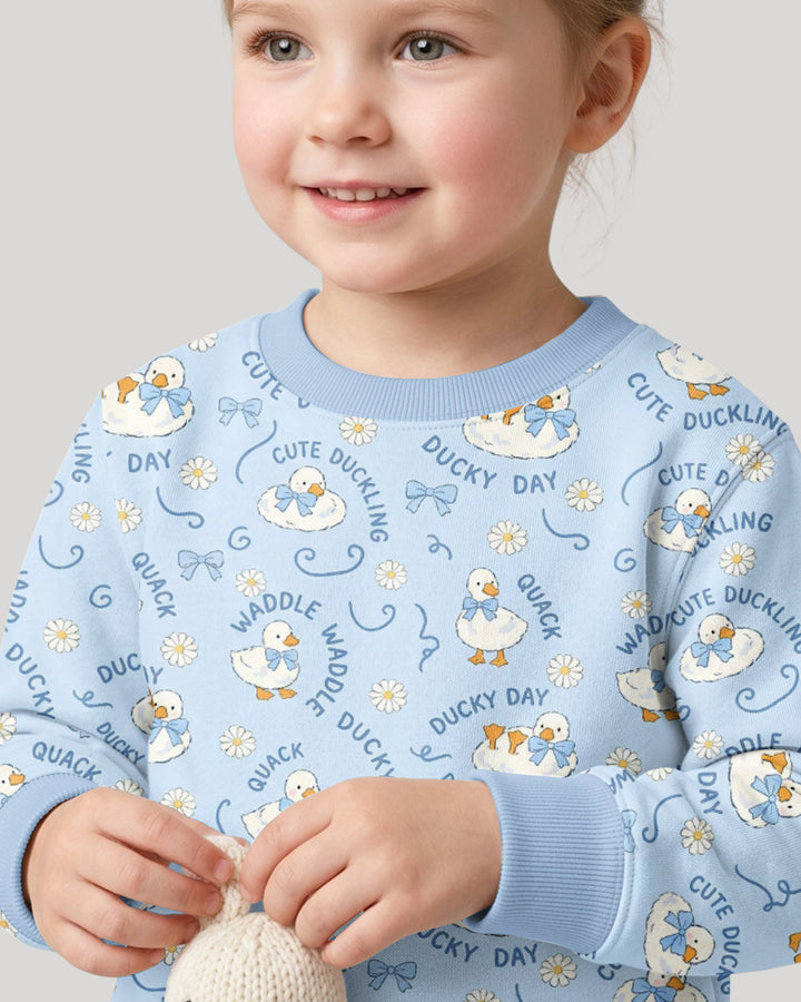 Happy Ducky Day Bamboo Crewneck Sweatshirt
