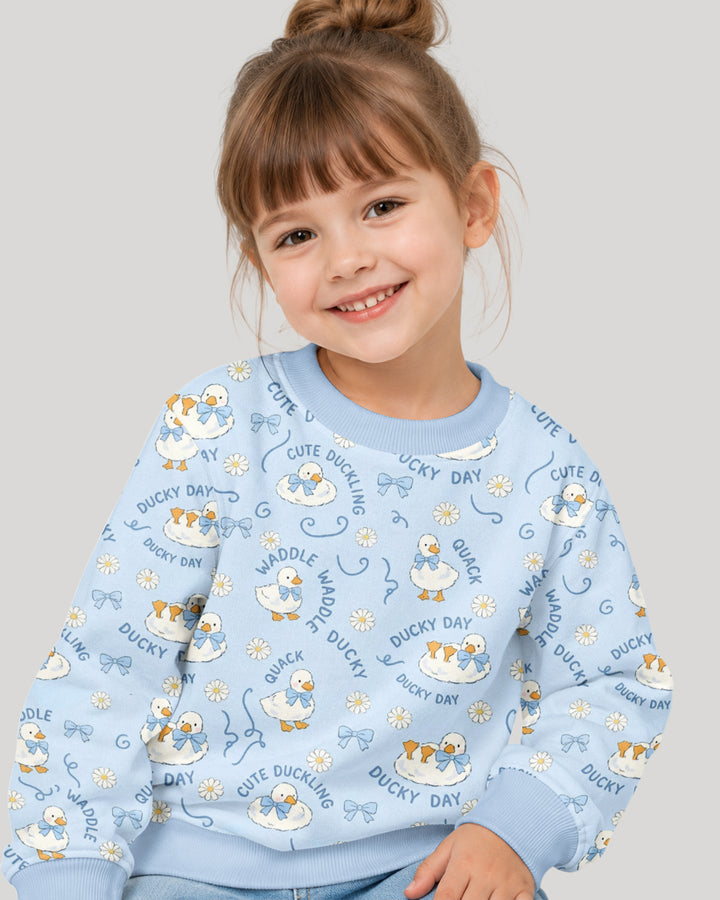 Happy Ducky Day Bamboo Crewneck Sweatshirt