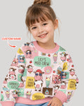 Custom Name The Milkshake Secret Society Bamboo Crewneck Sweatshirt