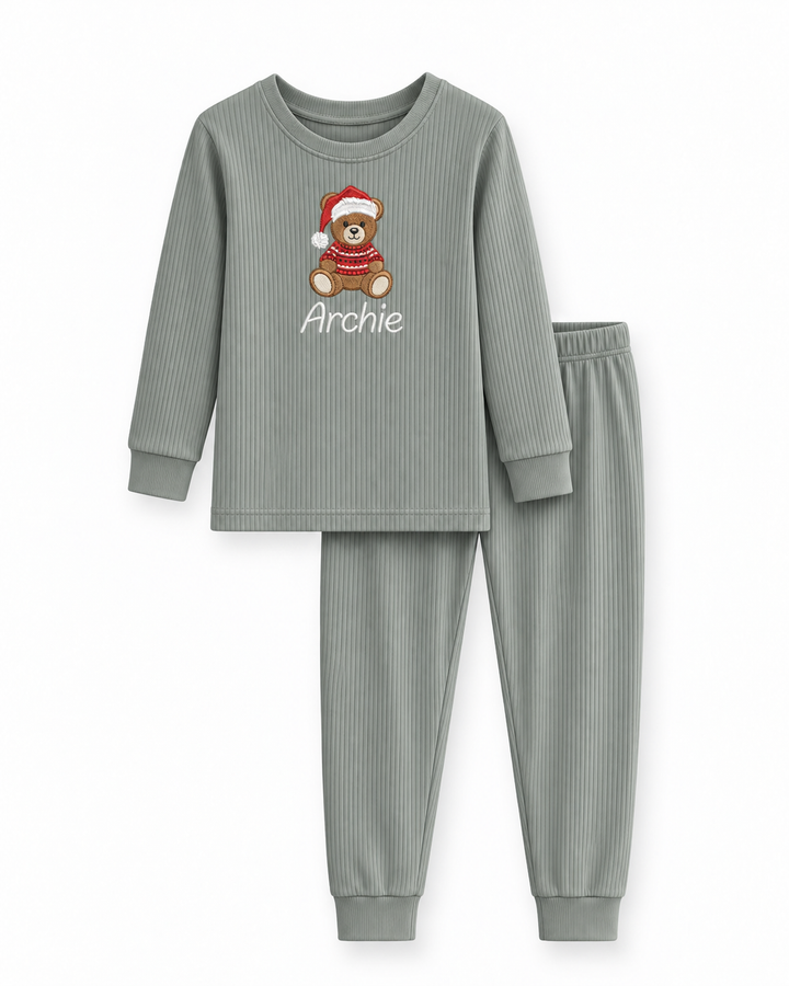 Template Bamboo Two Piece Long Sleeve Pyjamas Set