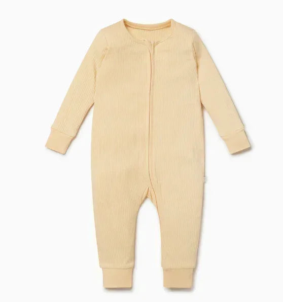 Yellow Ribbed Bamboo Convertible Zippy