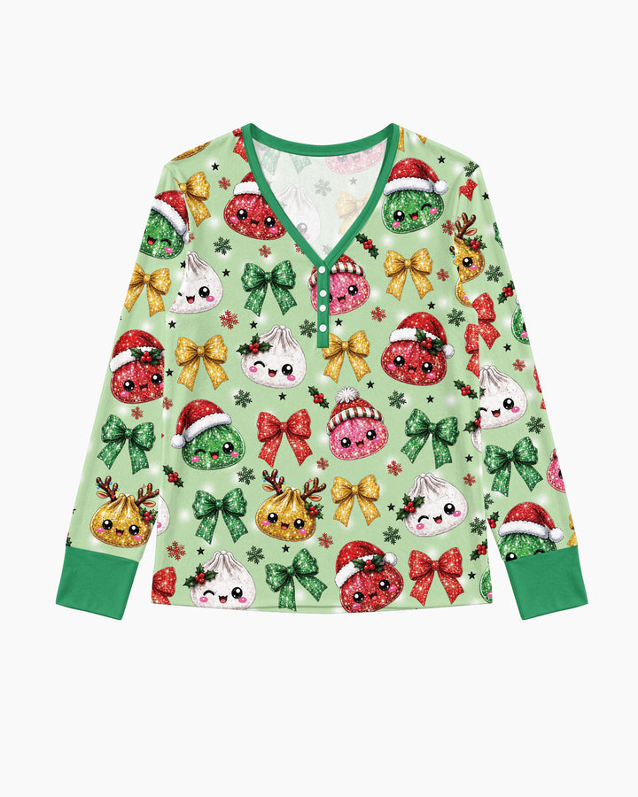 You're A Christmas Dumpling Bamboo Women Pajama Set