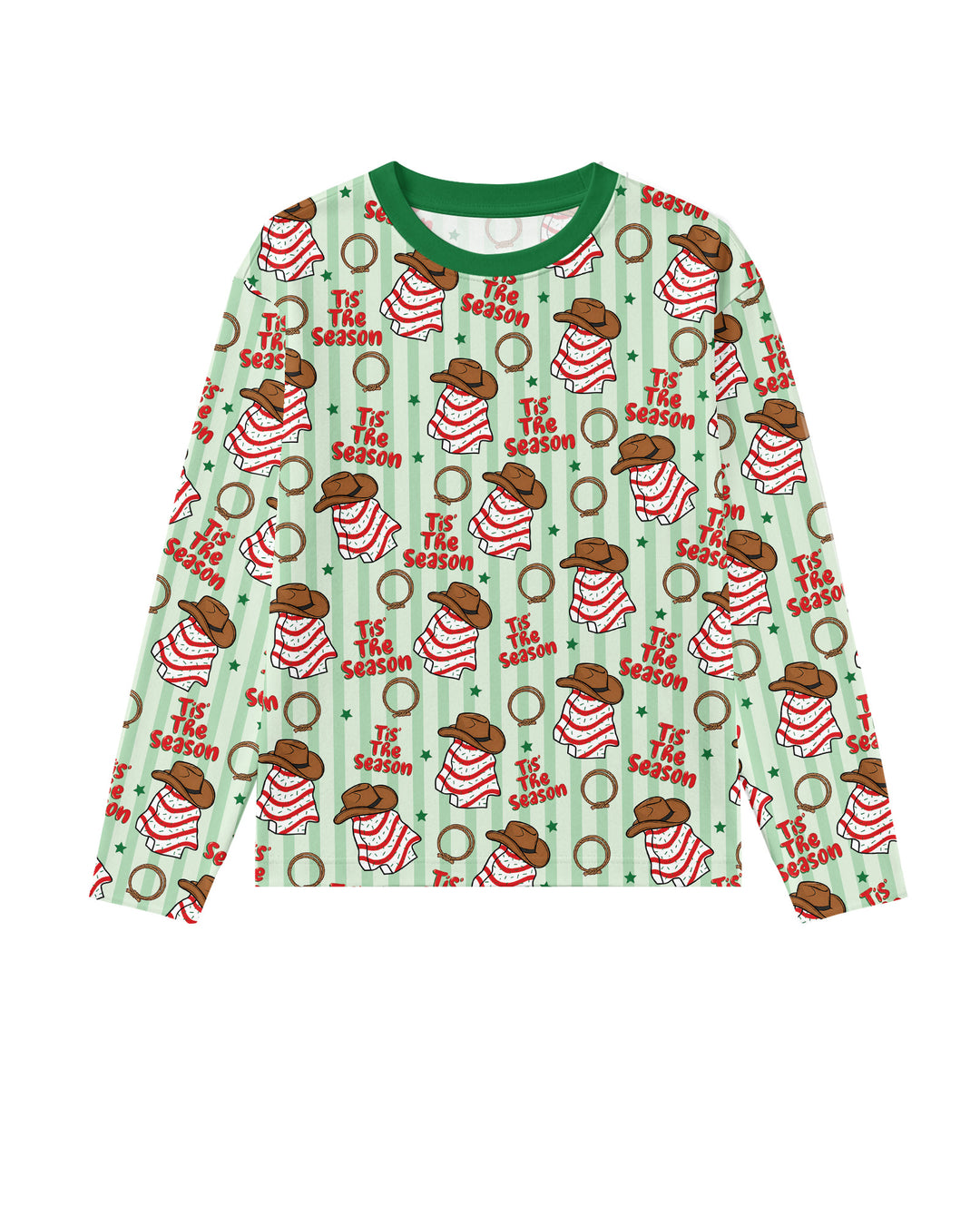 Western Christmas Tis the Season Bamboo Men's Pajama Set