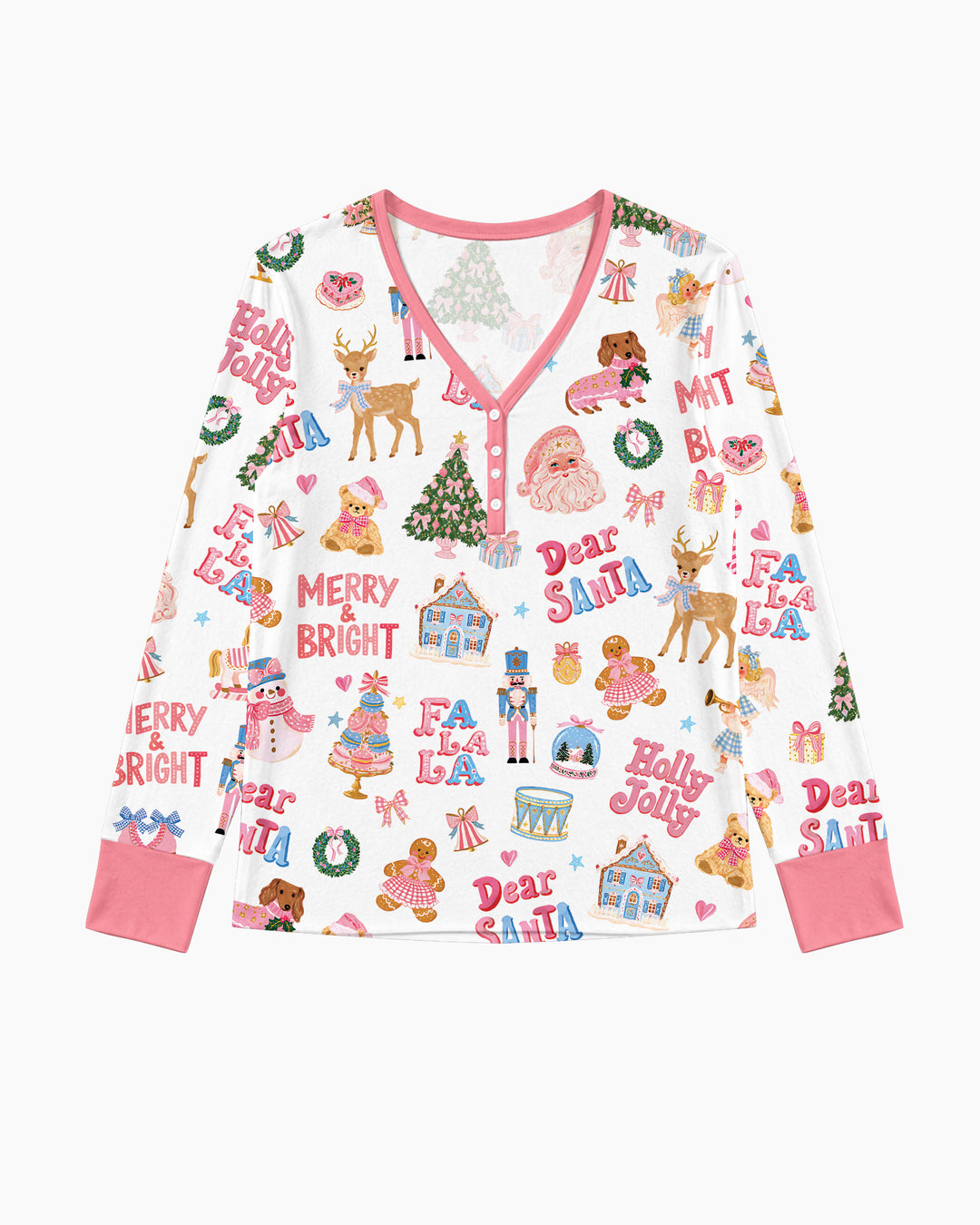 Falala Christmas Bamboo Women Pajama Set