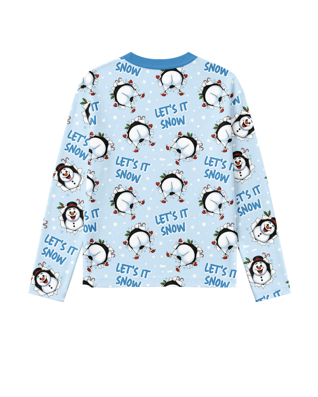 Funny Snowman Bamboo Men's Pajama Set
