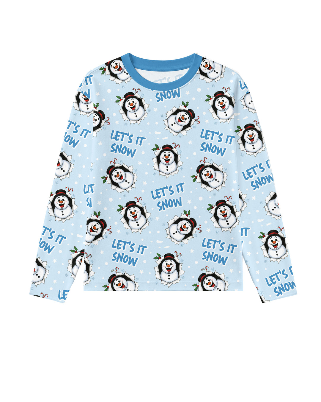 Funny Snowman Bamboo Men's Pajama Set