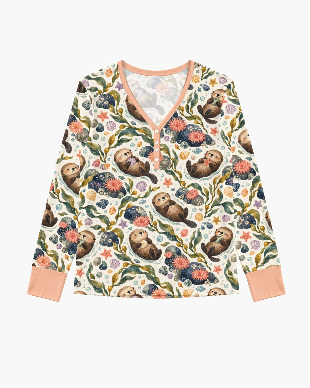 Otterly Dreamy Bamboo Women Pajama Set