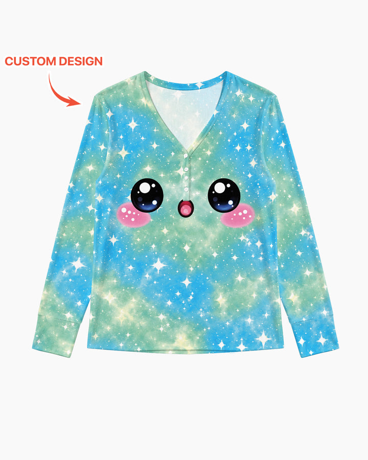 Matching Squishy Dumplings Costume Bamboo Women Pajama Set