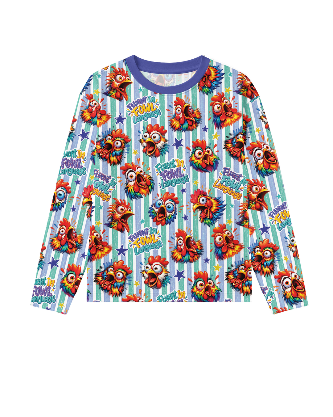 Fluent In Fowl Language Bamboo Men's Pajama Set