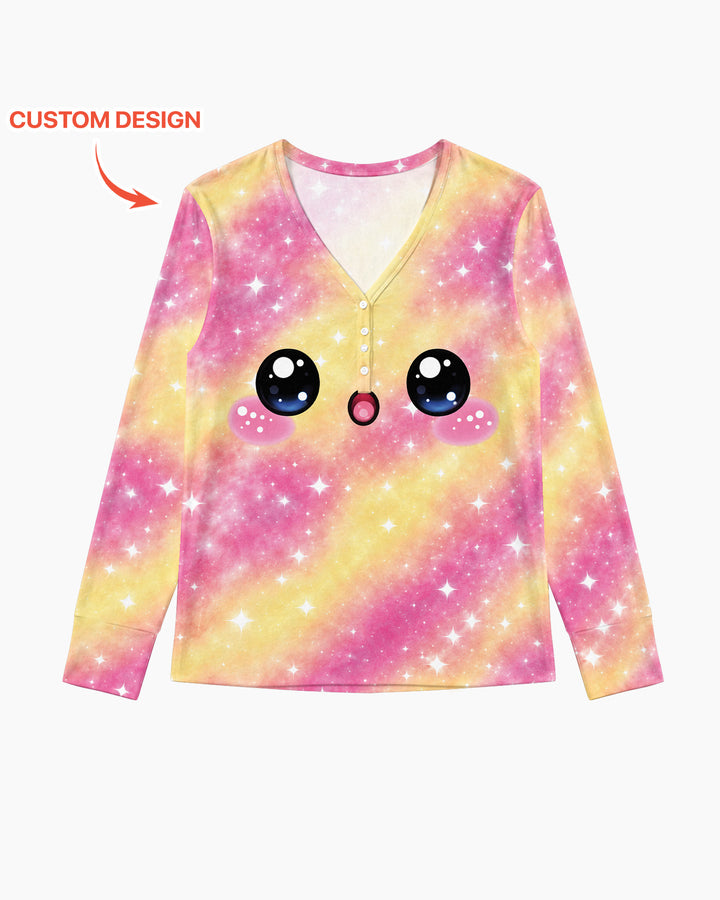 Matching Squishy Dumplings Costume Bamboo Women Pajama Set