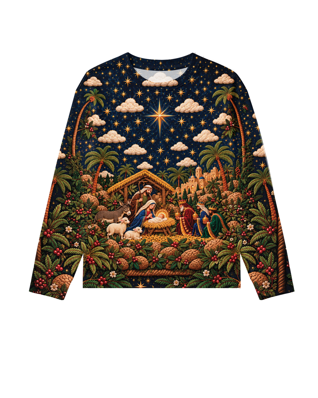 O Holy Night Family Matching Bamboo Men's Pajama Set