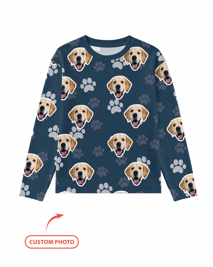 Personalized Dog & Cat Photo Bamboo Men's Pajama Set