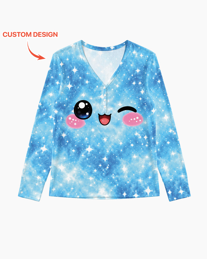 Matching Squishy Dumplings Costume Bamboo Women Pajama Set